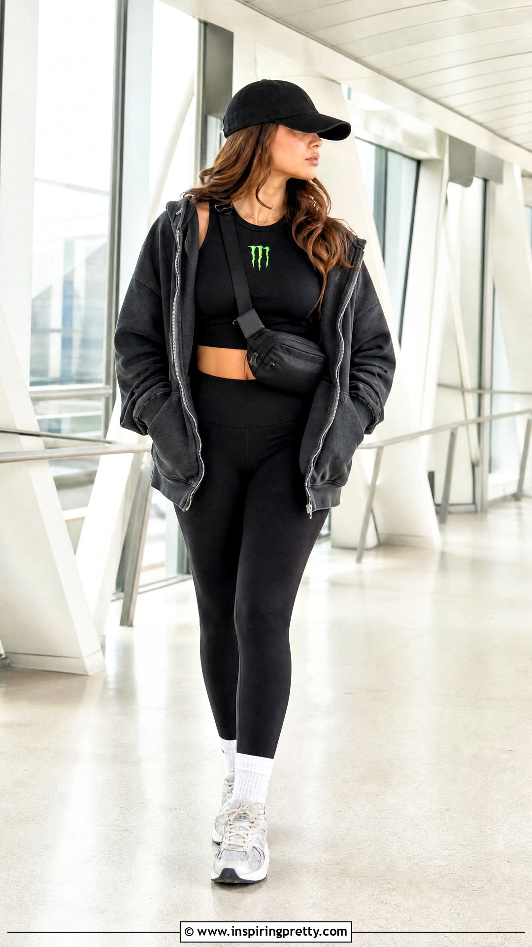 Monster Energy Crop Top With Leggings And Zip Hoodie - 25 Monster Energy Crop Top outfit ideas
