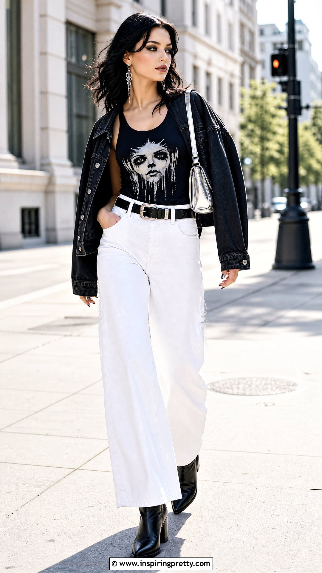 Motionless In White Tank Top With White Jeans - 20 Motionless In White Tank Top outfit ideas
