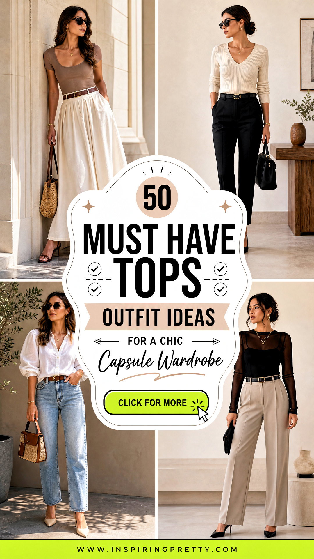 50 Must Have Tops Outfit Ideas for a Chic Capsule Wardrobe - 50 Must Have Tops Outfit Ideas for a Chic Capsule Wardrobe