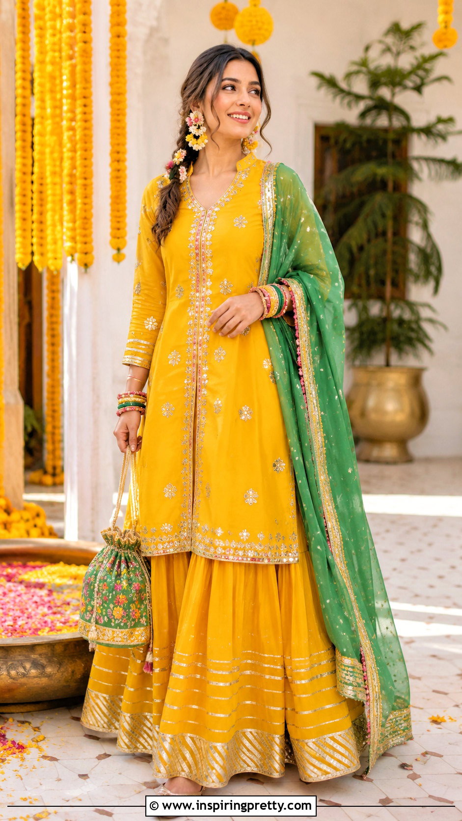 Mustard Yellow Lehenga With Long Top - 50 Lehenga With Long Top outfit ideas