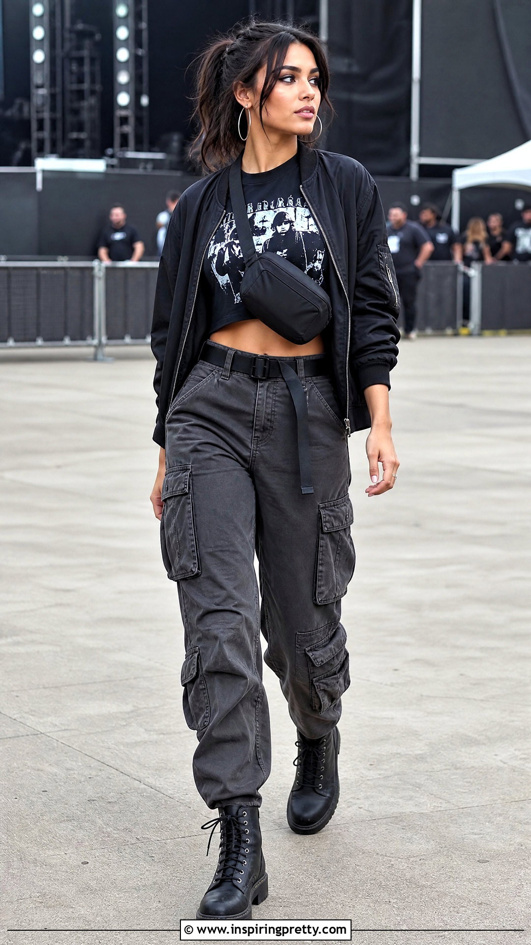 My Chemical Romance Crop Top With Cargo Pants - 25 My Chemical Romance Crop Top outfit ideas