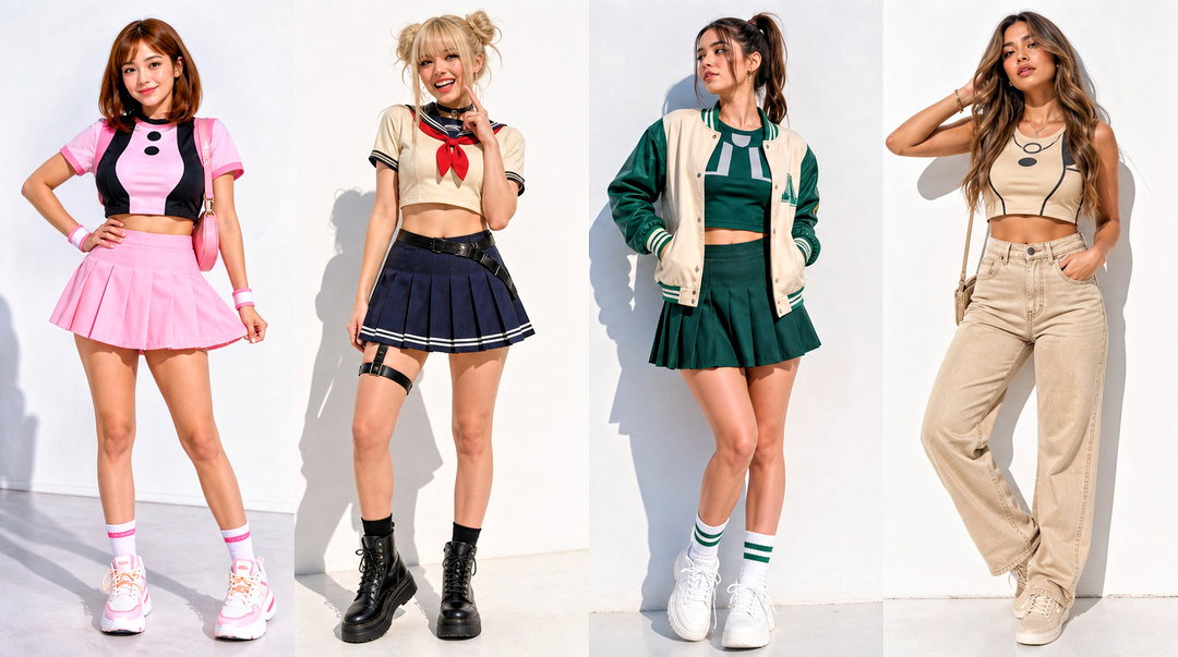 20 My Hero Academia Crop Top Outfit Ideas for Anime Fans
