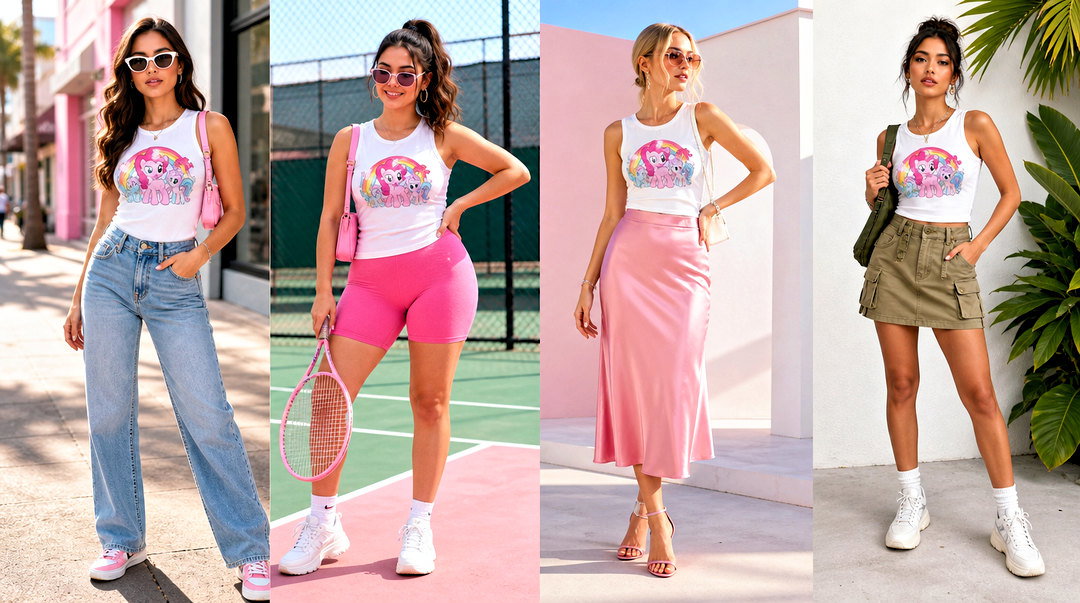 25 My Little Pony Tank Top Outfit Ideas for Nostalgic Style