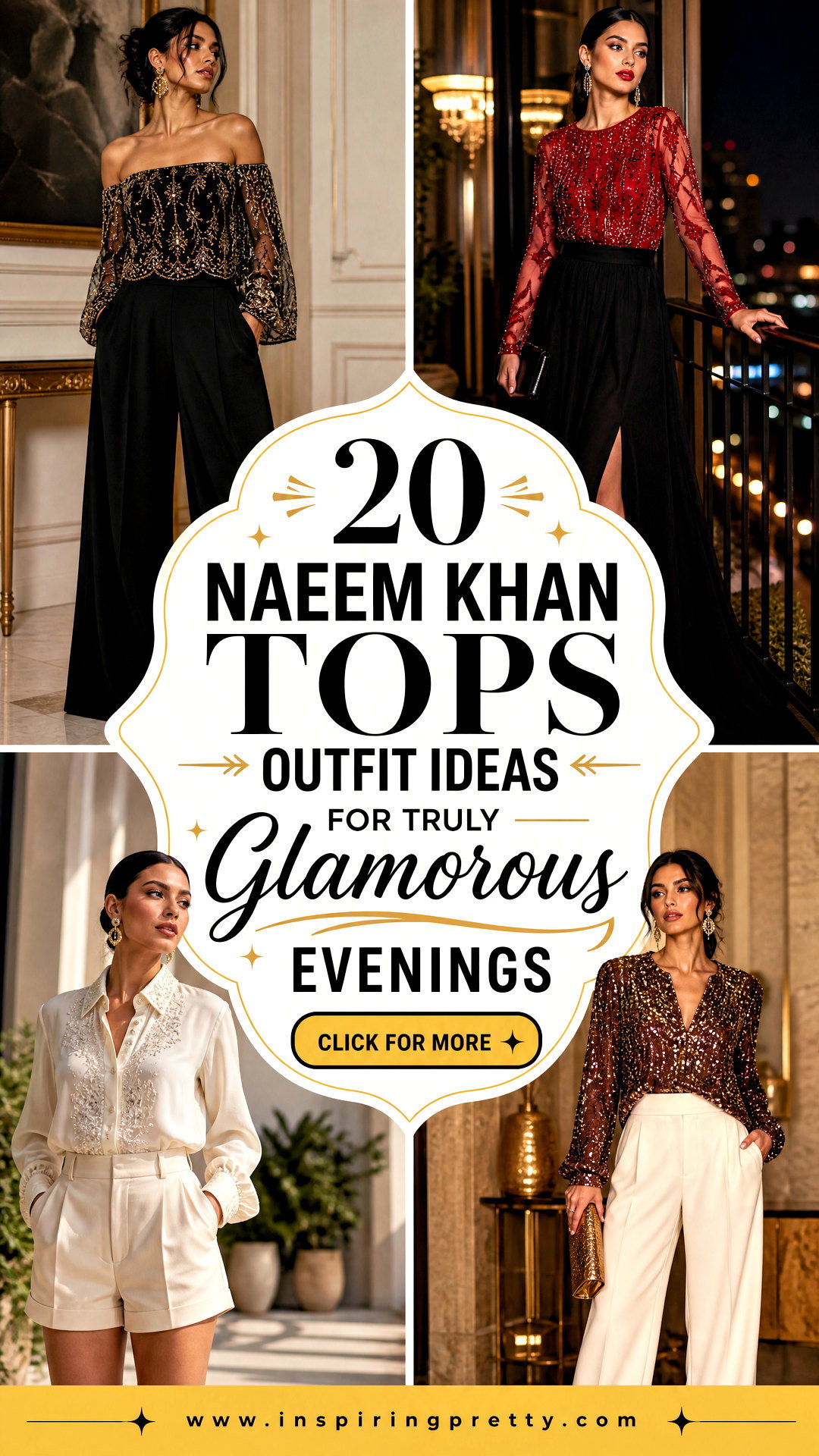 20 Naeem Khan Tops Outfit Ideas for Truly Glamorous Evenings - 20 Naeem Khan Tops Outfit Ideas for Truly Glamorous Evenings
