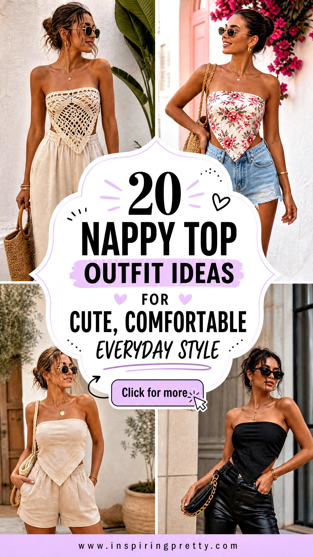 20 Nappy Top Outfit Ideas for Cute Comfortable Everyday Style - 20 Nappy Top Outfit Ideas for Cute, Comfortable Everyday Style