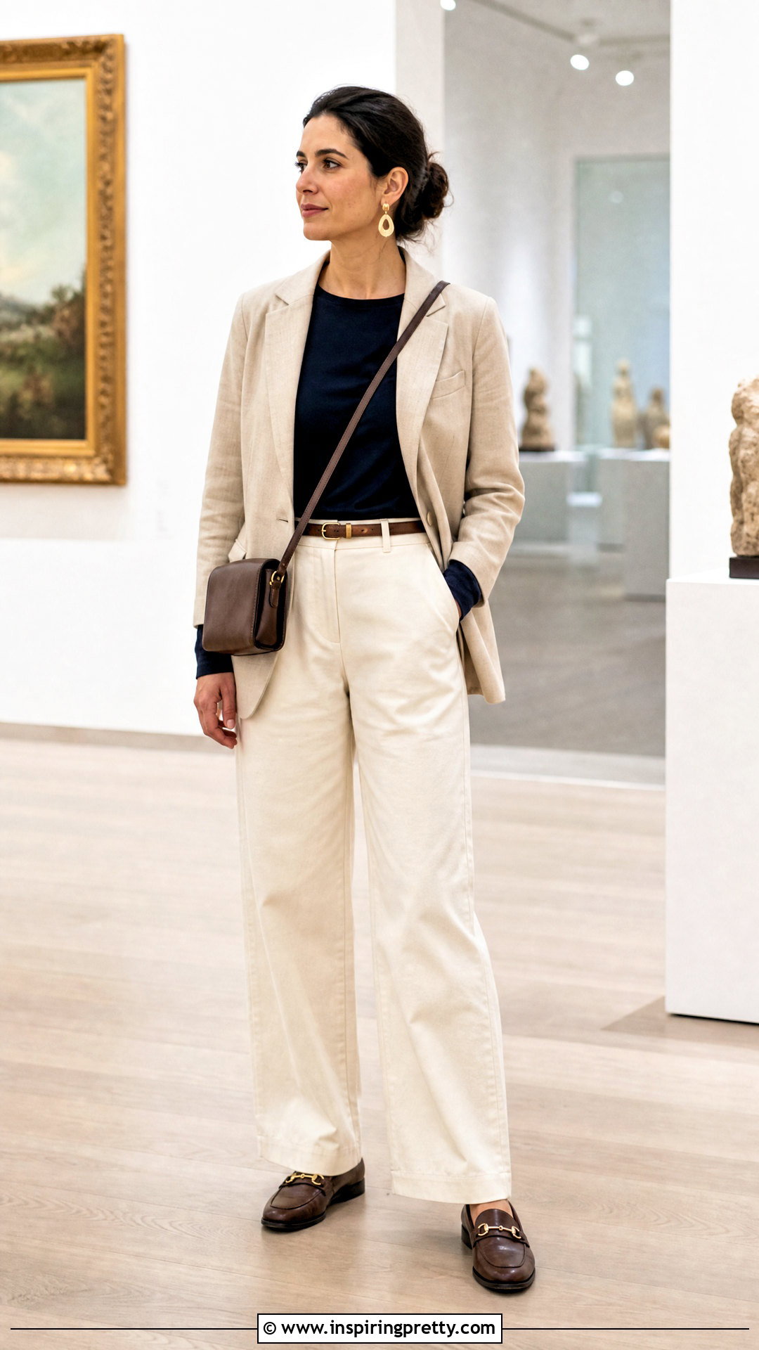 Navy Long Sleeve Top Museum Outfit - 50 navy long sleeve top outfit ideas