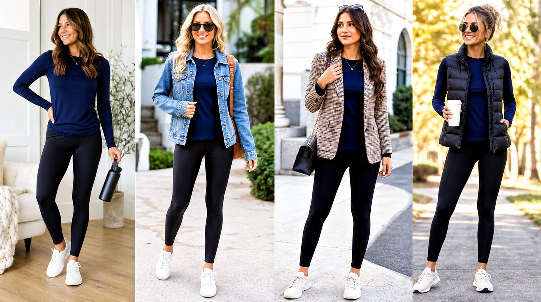 50 Navy Long Sleeve Top Outfit Ideas for Chic Cold-Weather Style