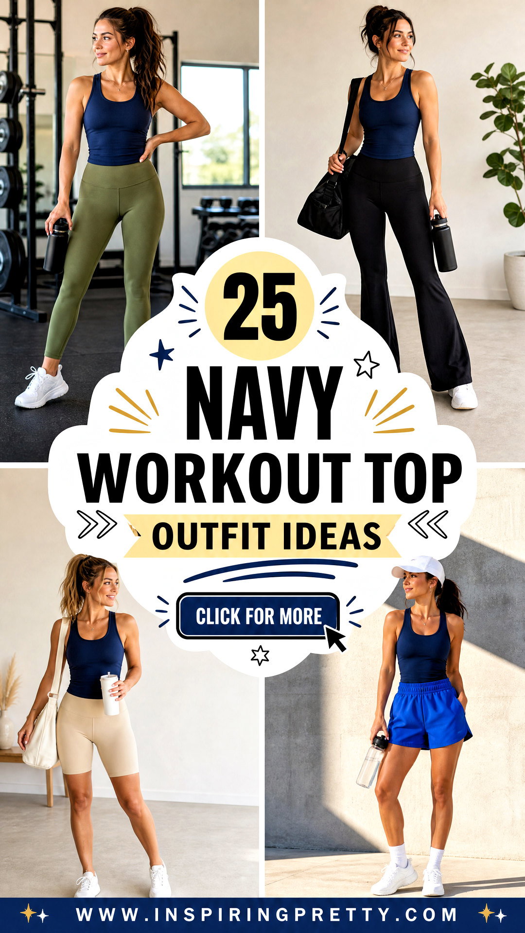 25 Navy Workout Top Outfit Ideas for a Sleek Gym Look - 25 Navy Workout Top Outfit Ideas for a Sleek Gym Look