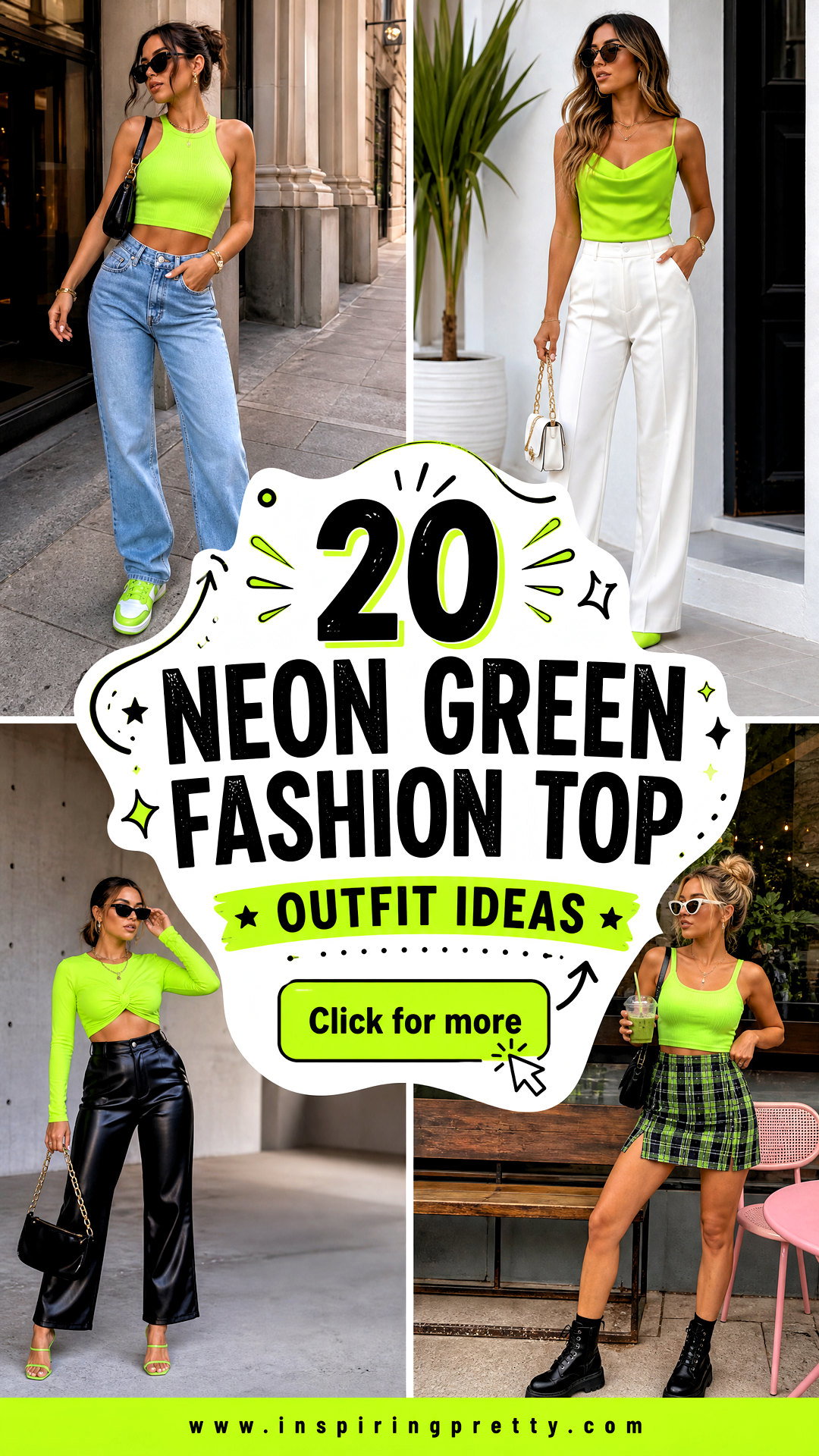 20 Neon Green Fashion Top Outfit Ideas for Bold Summer Style - 20 Neon Green Fashion Top Outfit Ideas for Bold Summer Style