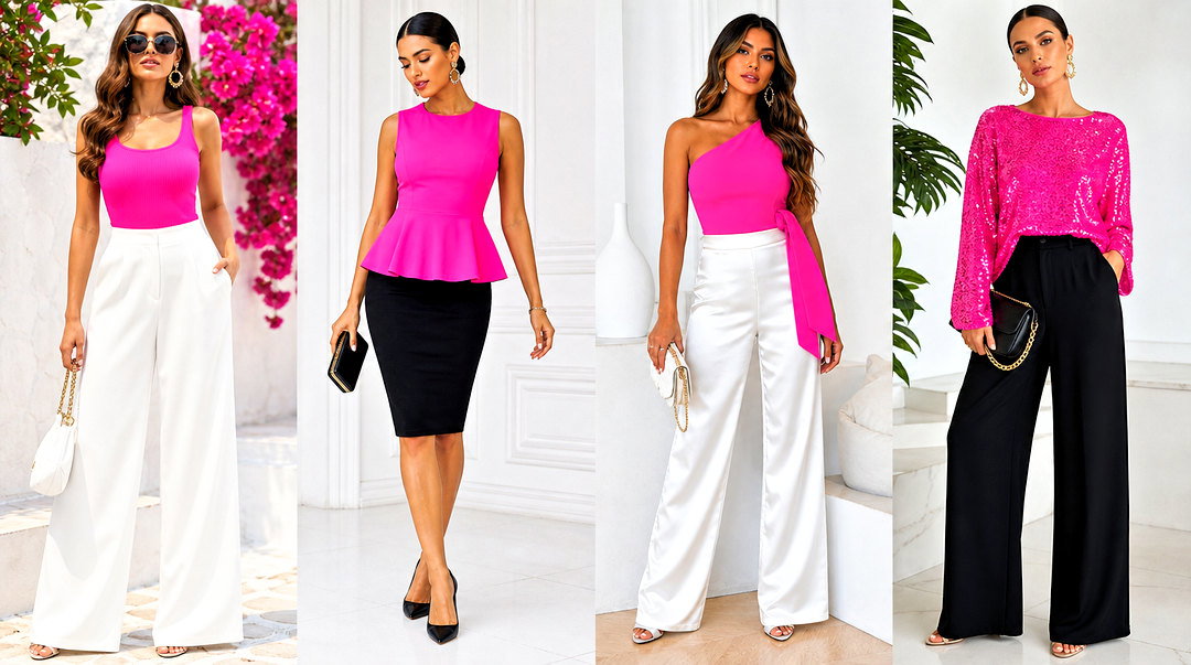 20 Neon Pink Fashion Top Outfit Ideas for Bold Summer Style