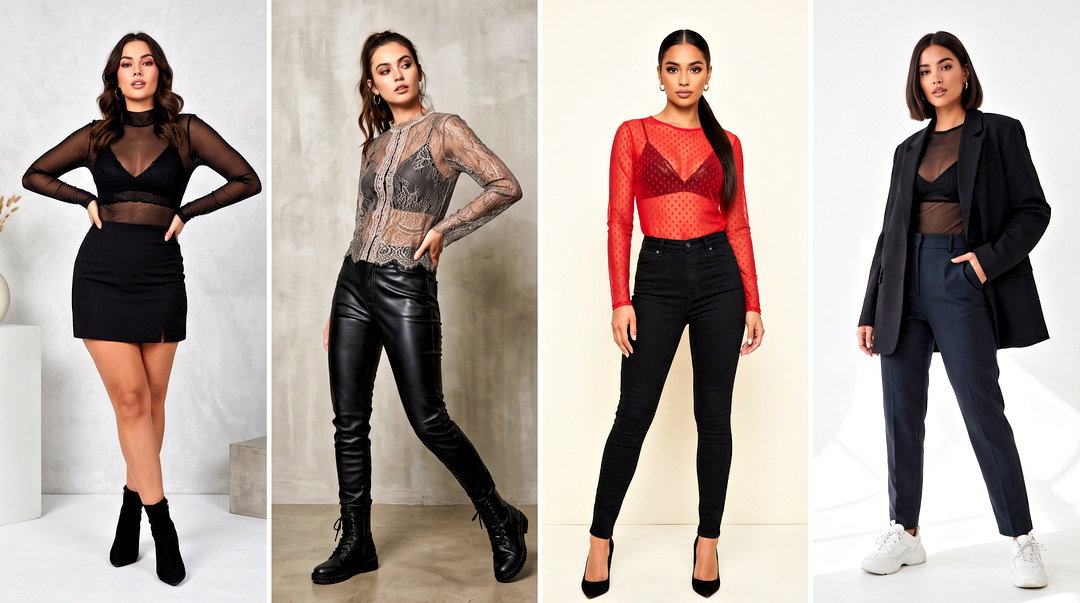 20 Nessa Barrett Sheer Top Outfit Ideas for Edgy Night Looks