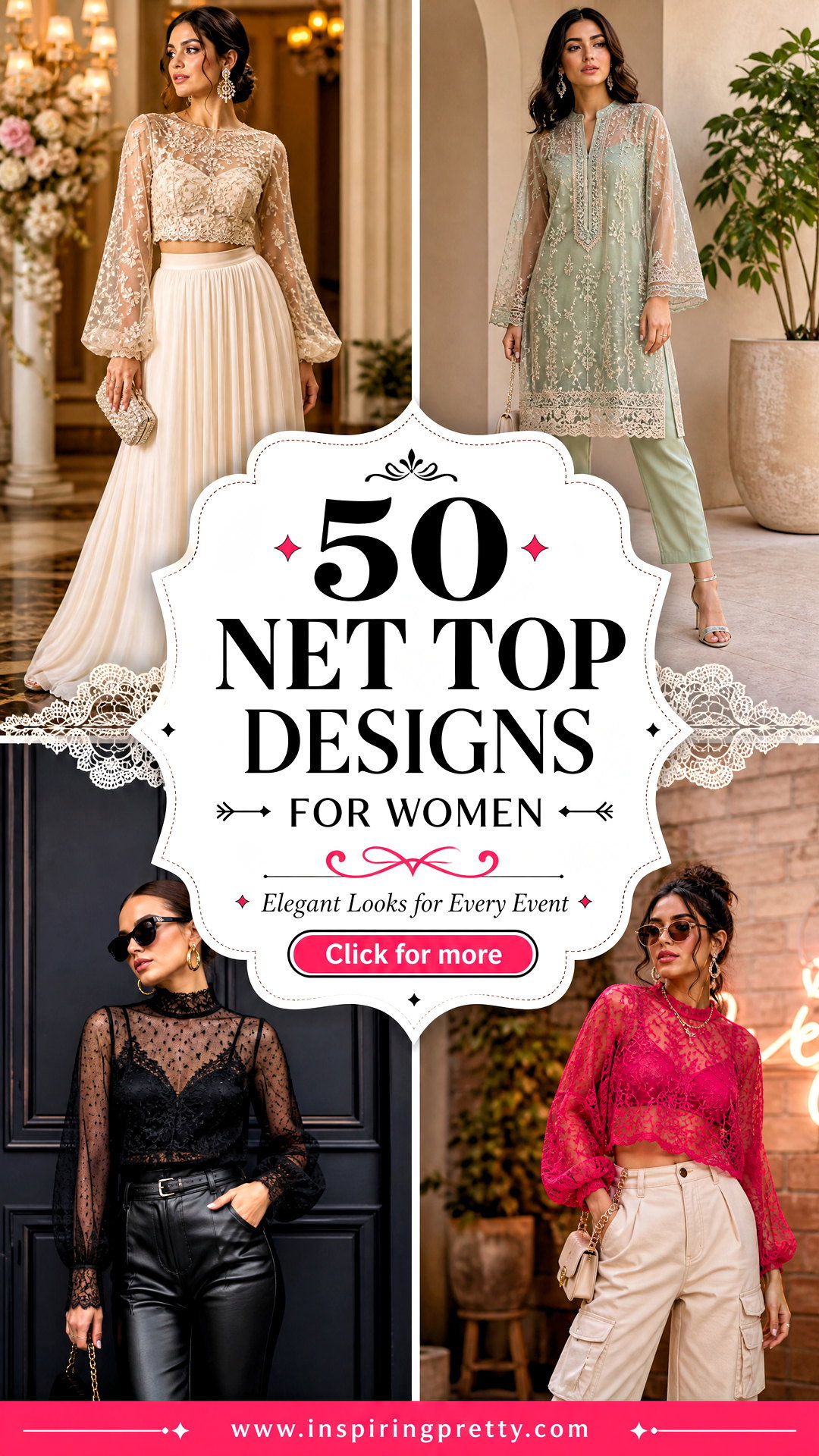 50 Net Top Designs for Women Elegant Looks for Every Event - 50 Net Top Designs for Women: Elegant Looks for Every Event