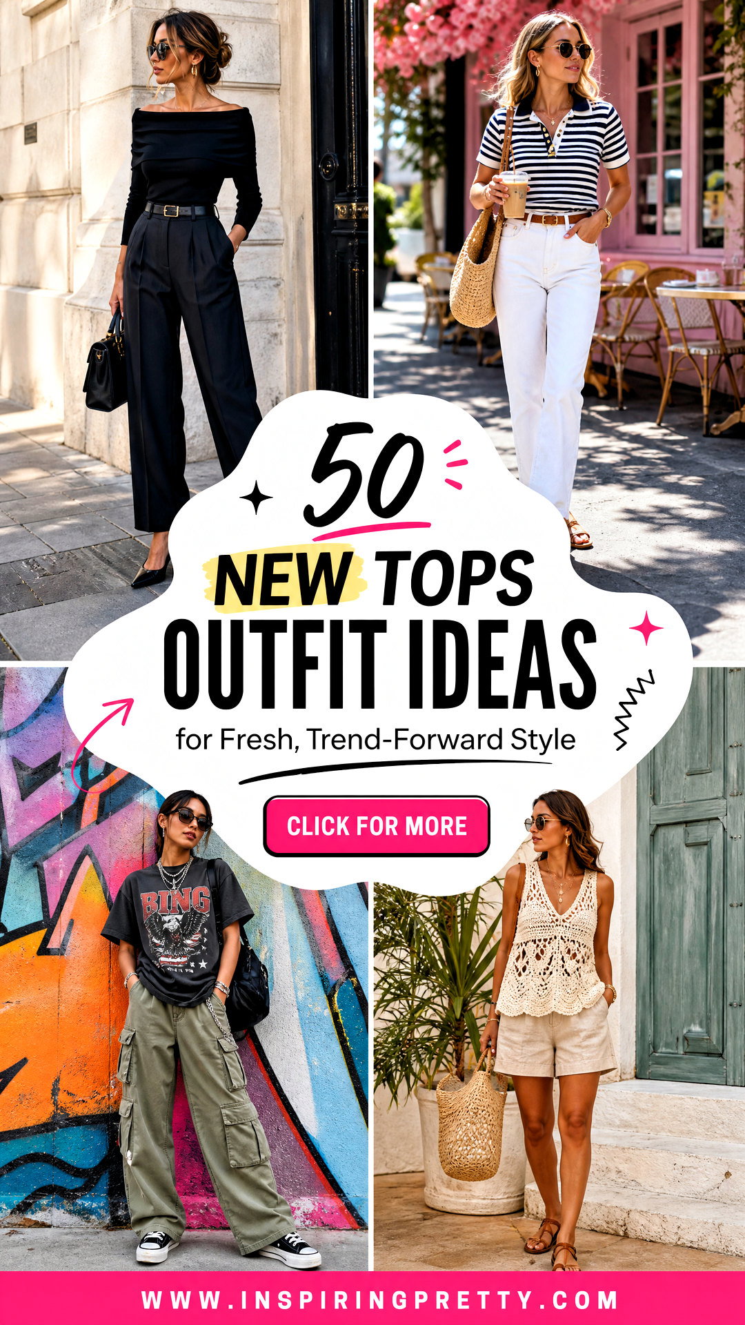 50 New Tops Outfit Ideas for Fresh Trend-Forward Style - 50 New Tops Outfit Ideas for Fresh, Trend-Forward Style