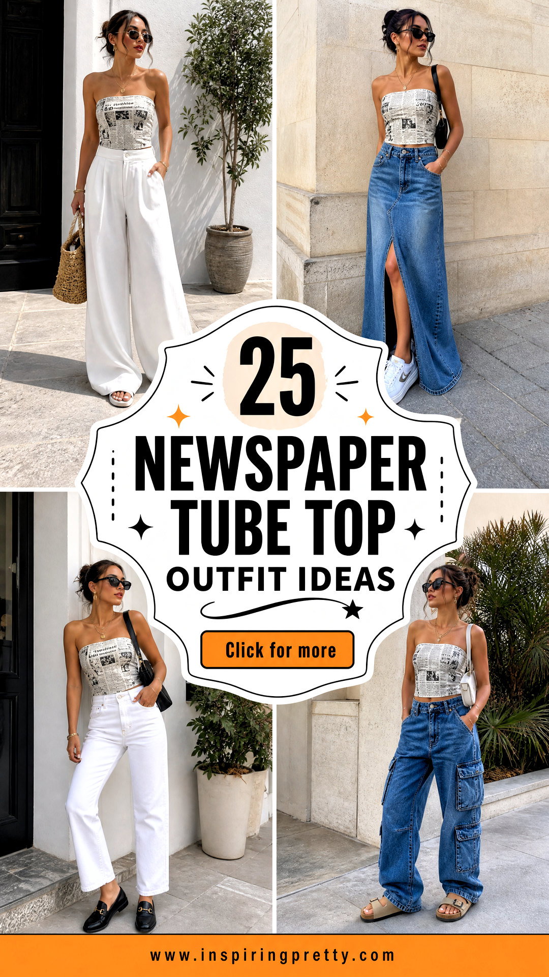 25 Newspaper Tube Top Outfit Ideas for Statement Style - 25 Newspaper Tube Top Outfit Ideas for Statement Style