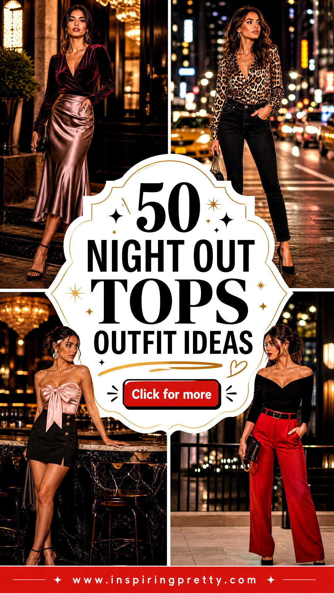 50 Night Out Tops Outfit Ideas for Unforgettable Evenings - 50 Night Out Tops Outfit Ideas for Unforgettable Evenings