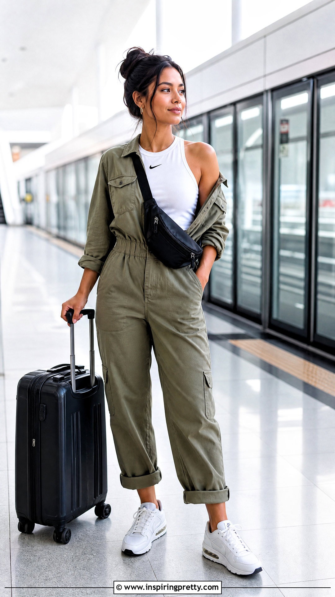 Nike Sleeveless Top With Utility Jumpsuit - 25 nike top aesthetic ideas