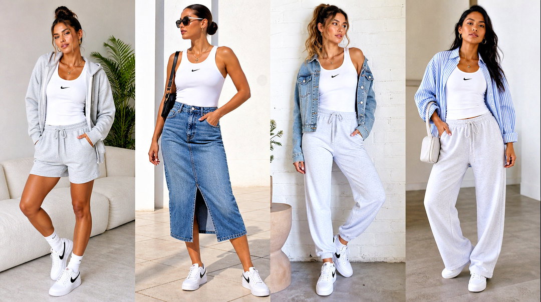 25 Nike White Tank Top Outfit Ideas for Sporty Style