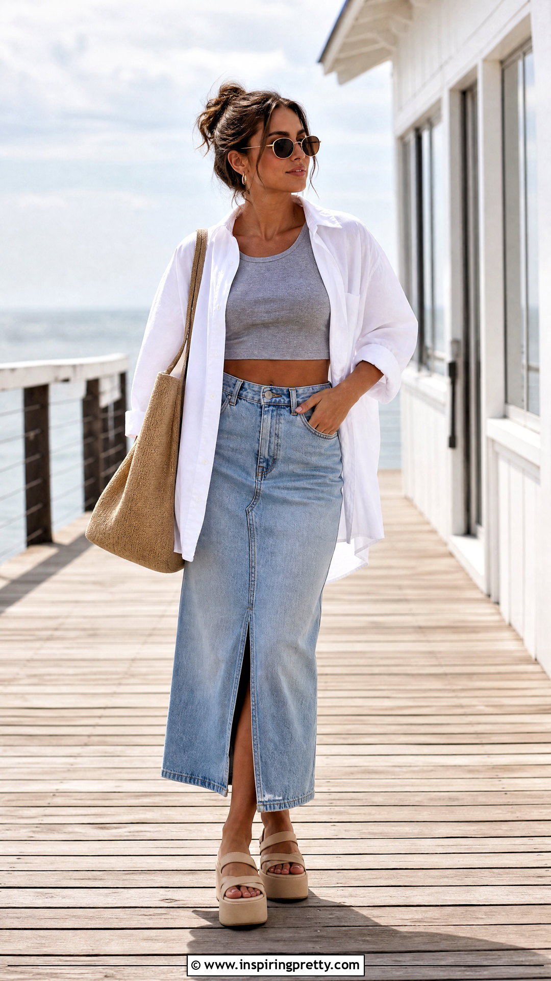No Boundaries Cropped Tank Top Outfit - 20 No Boundaries Women's Tops outfit ideas