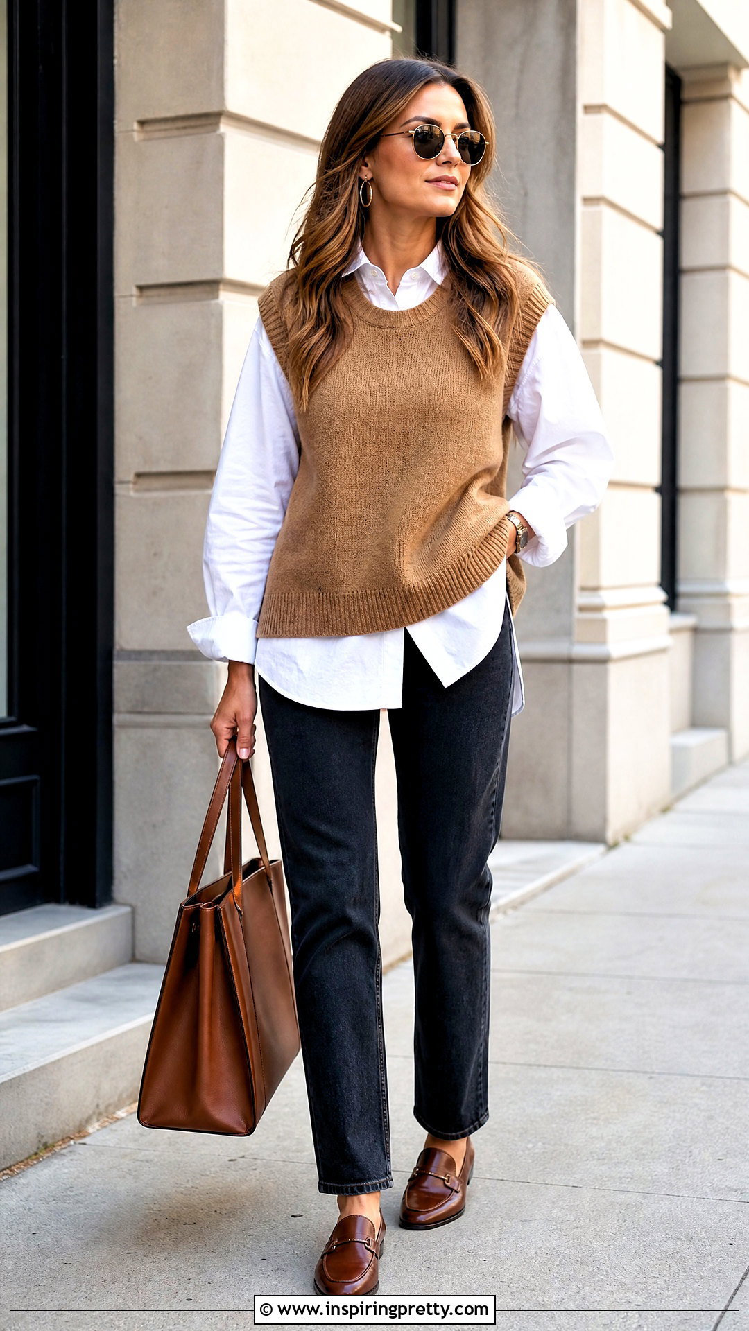 Nordstrom Sweater Vest And Button Up Shirt Outfit - 20 womens tops nordstrom outfit ideas