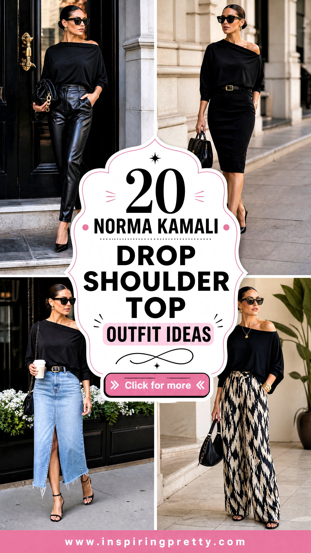 20 Norma Kamali Drop Shoulder Top Outfit Ideas for Chic Nights - 20 Norma Kamali Drop Shoulder Top Outfit Ideas for Chic Nights