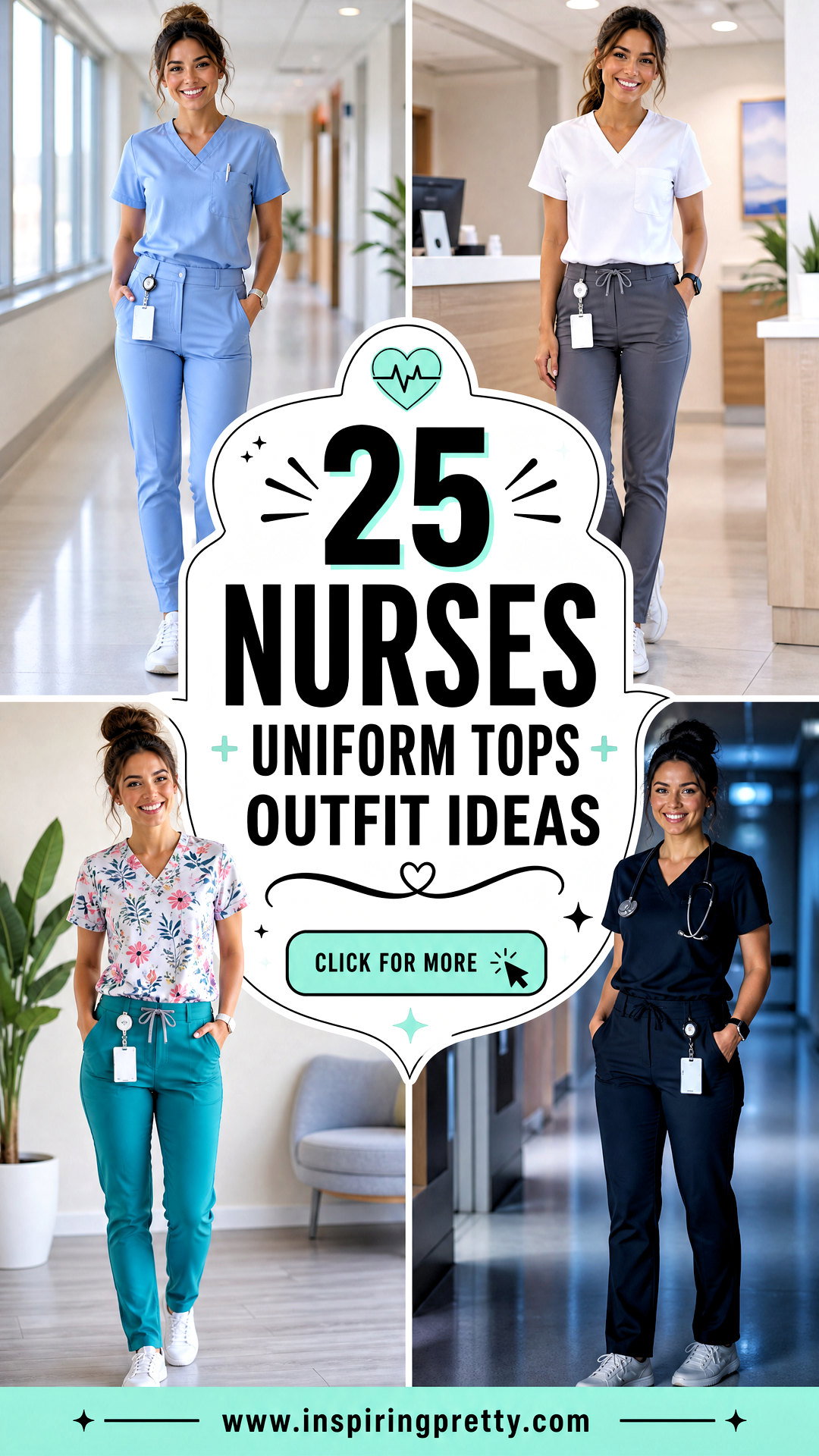 25 Nurses Uniform Tops Outfit Ideas for Polished Shifts - 25 Nurses Uniform Tops Outfit Ideas for Polished Shifts