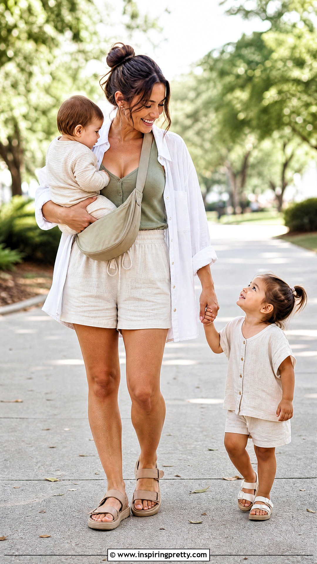 Nursing Bra With Button Front Tank And Linen Shorts - 25 best bra for tank tops outfit ideas