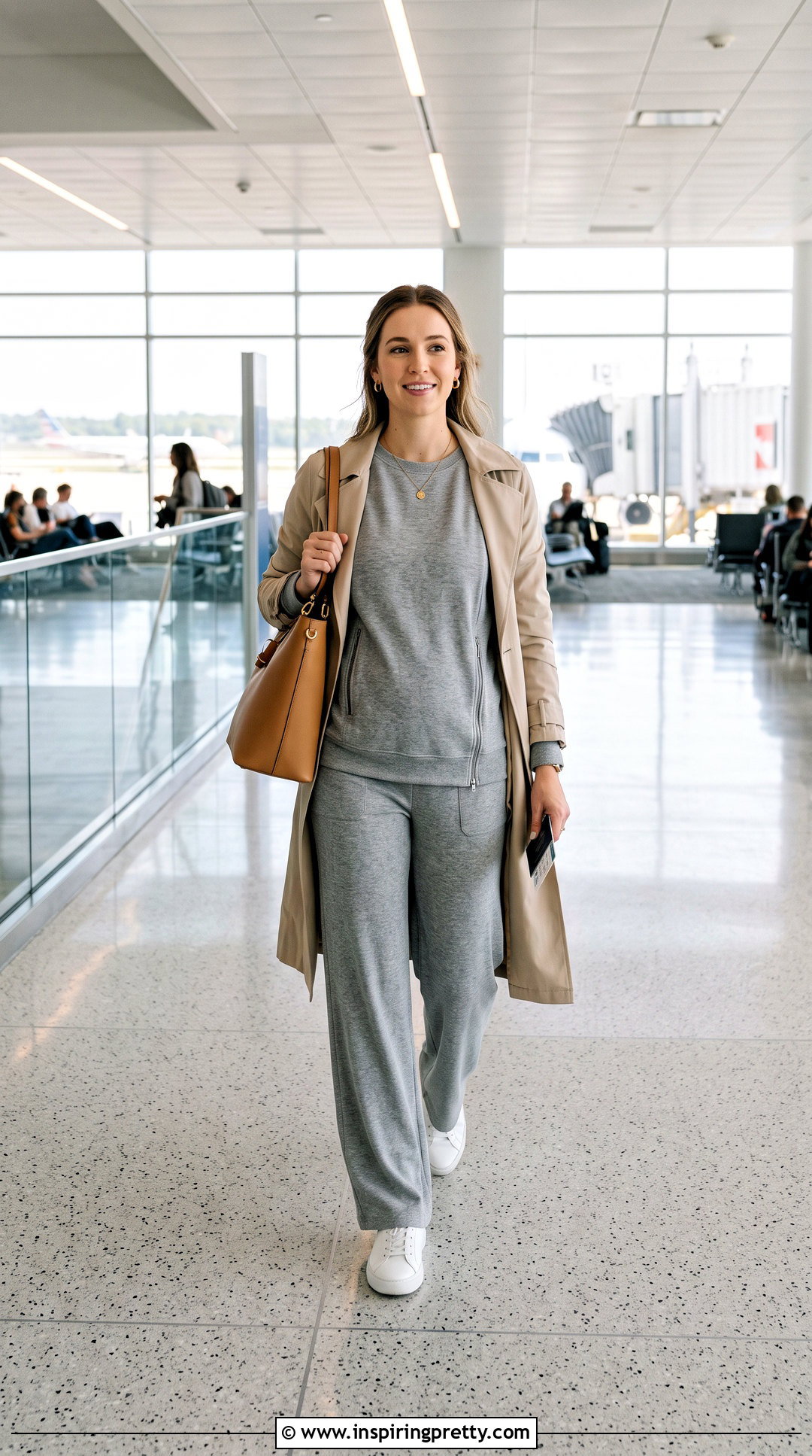 Nursing Sweatshirt With Wide Leg Pants - 20 Cute Breastfeeding Tops outfit ideas