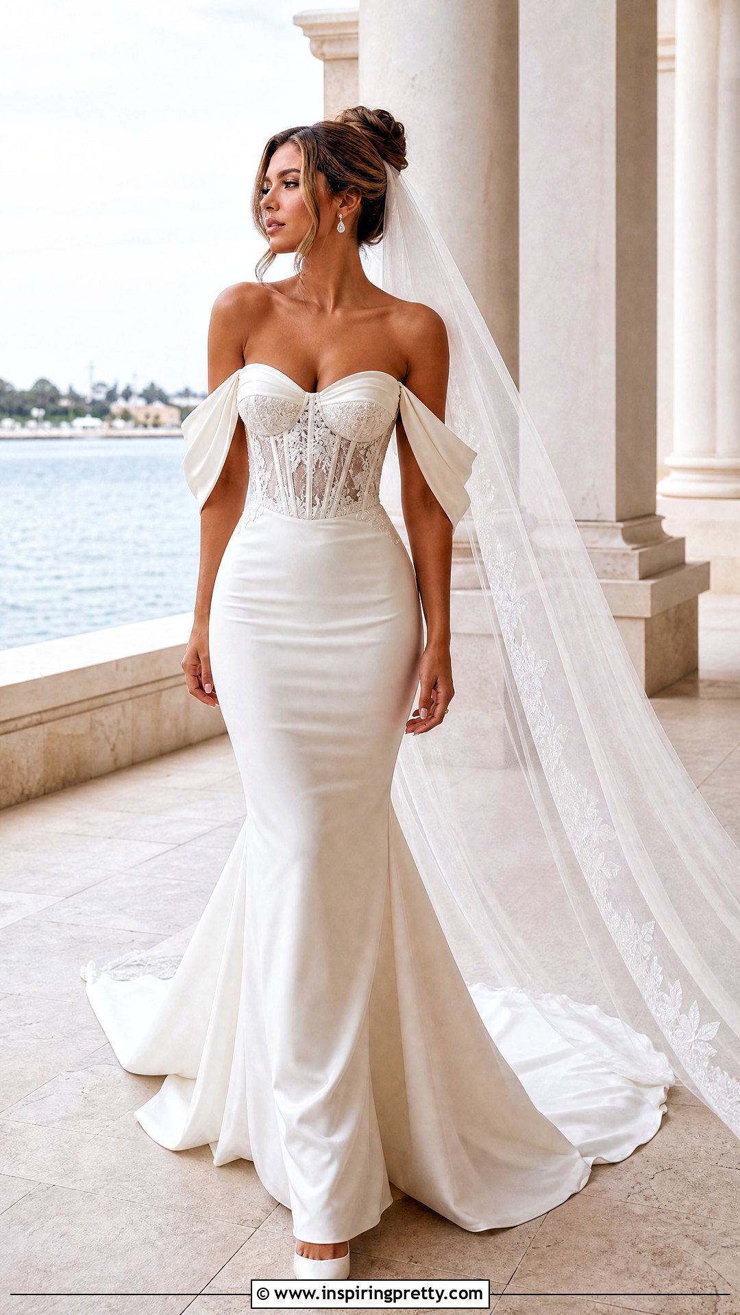 Off Shoulder Mermaid Wedding Dress With Corset Top - 25 Mermaid Wedding Dress With Corset Top outfit ideas