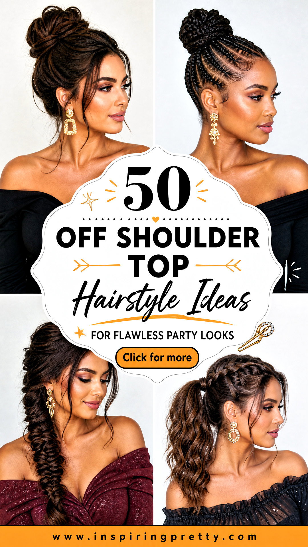 50 Off Shoulder Top Hairstyle Ideas for Flawless Party Looks - 50 Off Shoulder Top Hairstyle Ideas for Flawless Party Looks