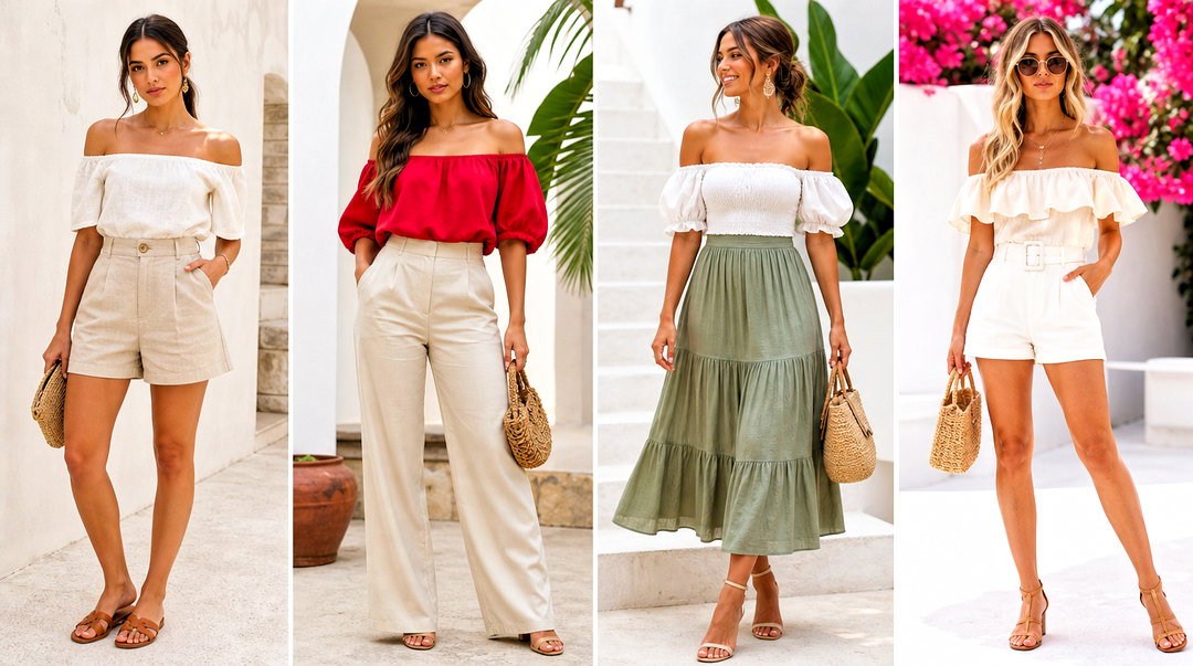 20 Off-Shoulder Top Summer Styles for Effortless Sunny Days