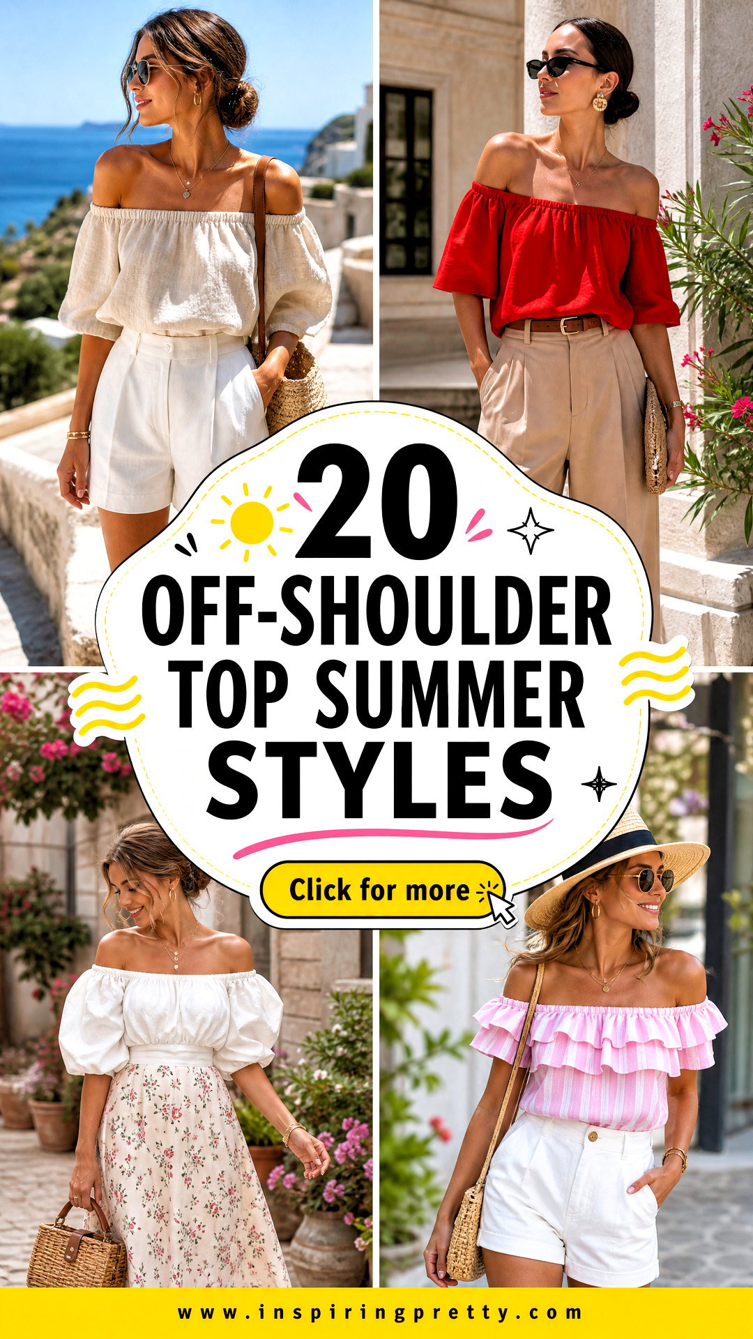 20 Off-Shoulder Top Summer Styles for Effortless Sunny Days - 20 Off-Shoulder Top Summer Styles for Effortless Sunny Days