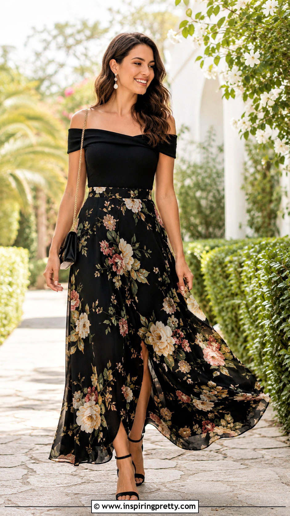 Off Shoulder Top With Maxi Skirt - how to style off shoulder top (50 ways)
