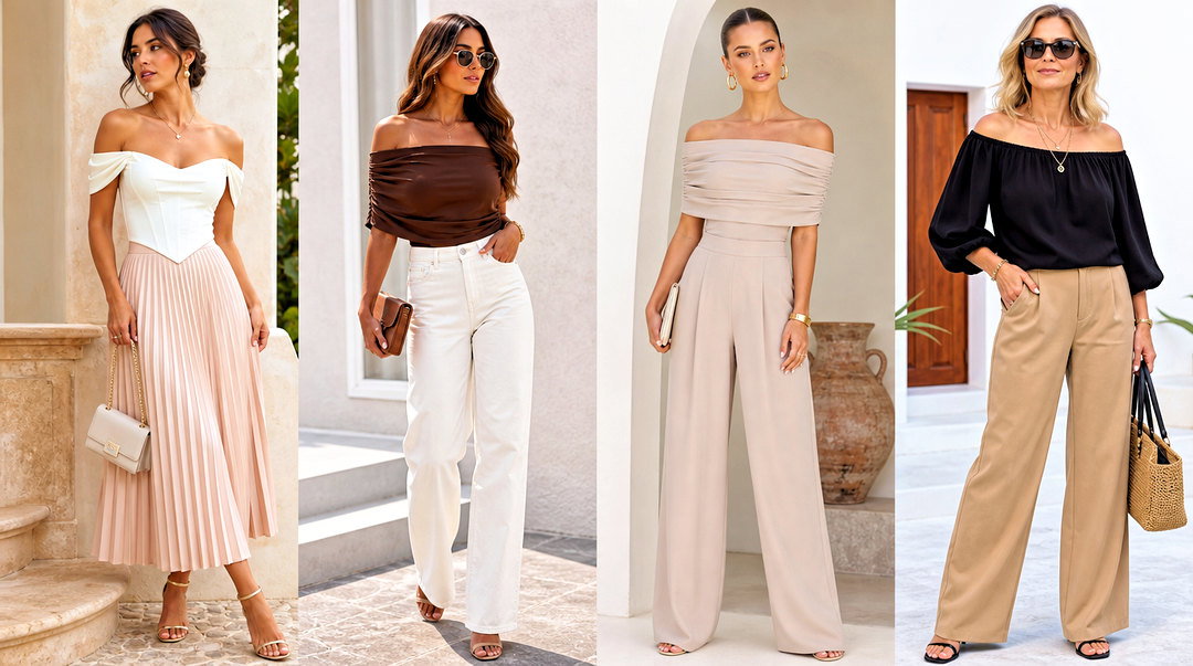 50 Off Shoulder Tops Outfit Ideas for Chic Summer Style