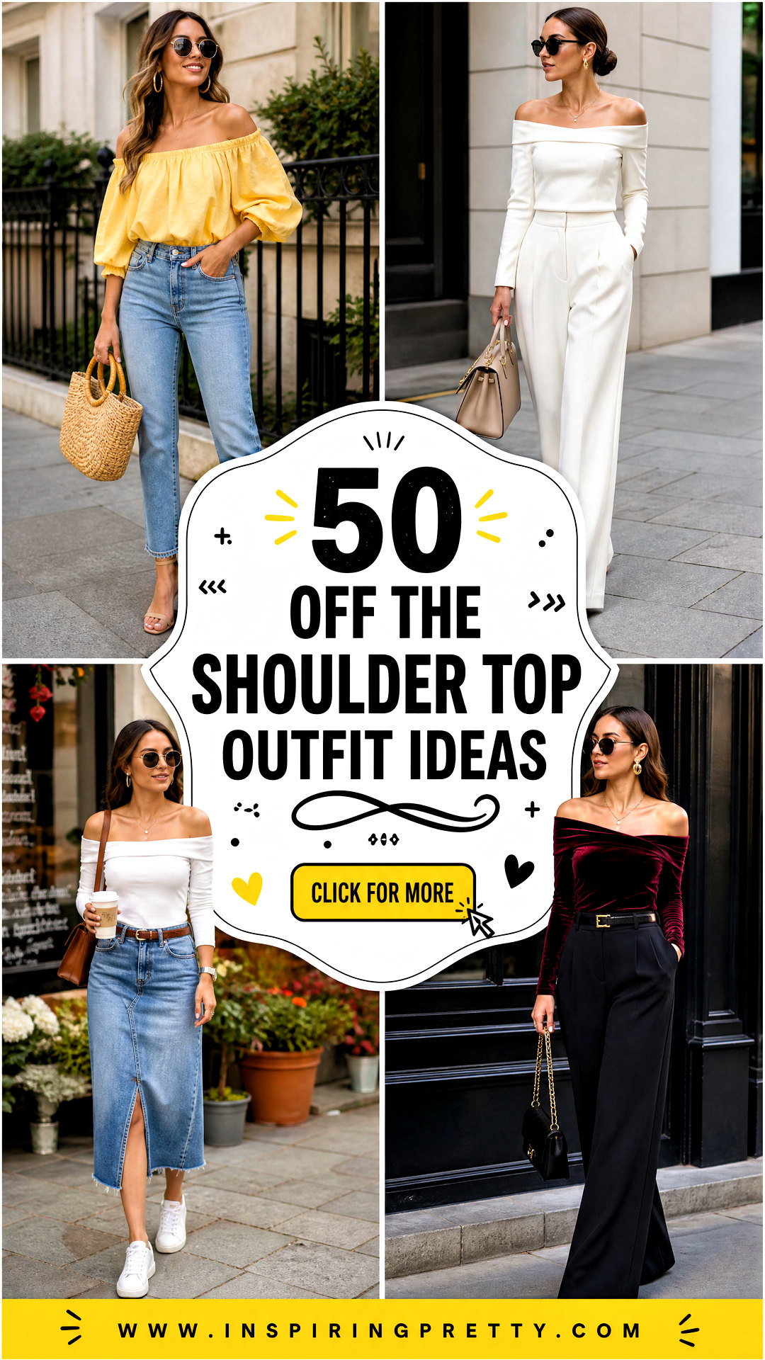 50 Off the Shoulder Top Outfit Ideas for Effortless Style - 50 Off the Shoulder Top Outfit Ideas for Effortless Style