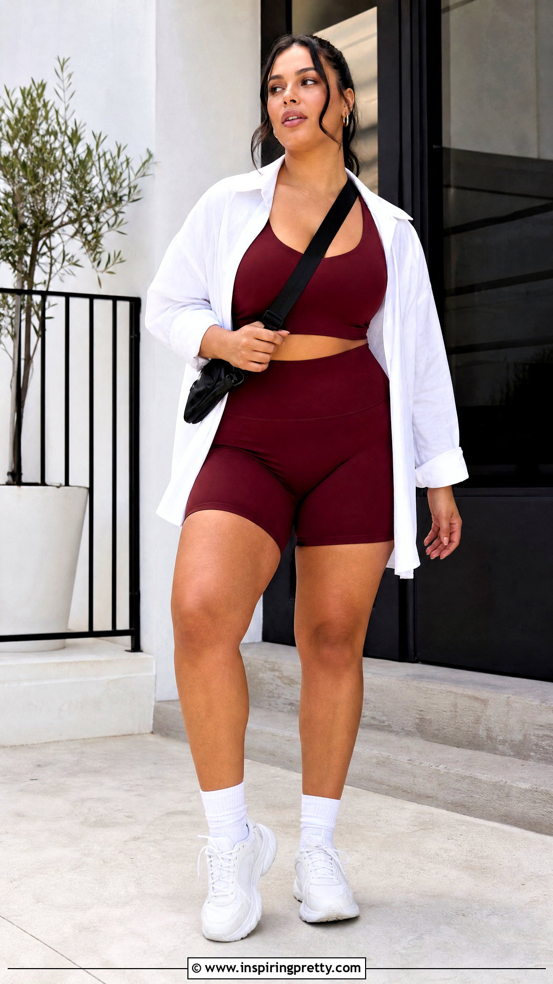 Offline Sports Bra With Bike Shorts - 20 offline tops outfit ideas