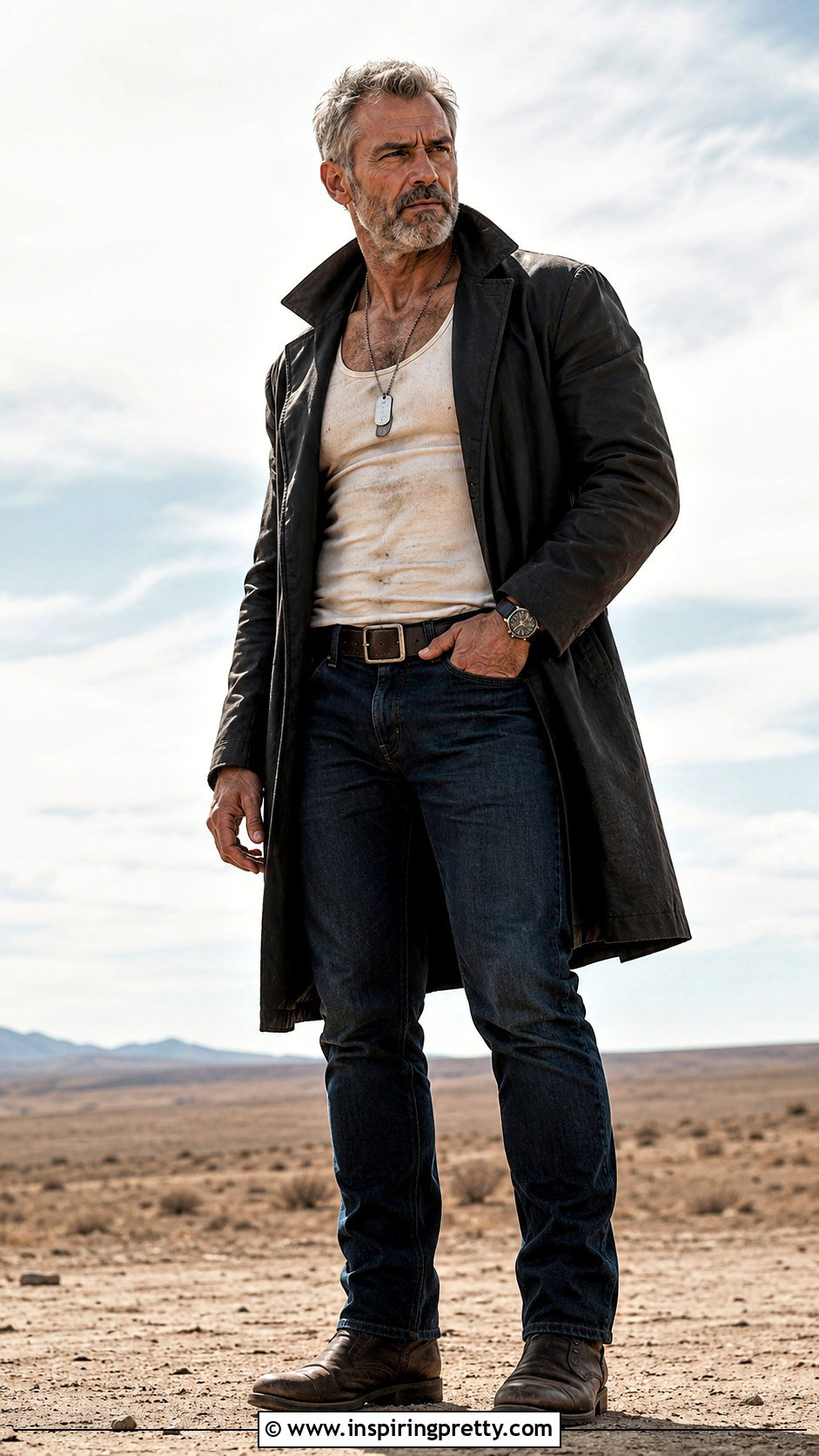 Old Man Logan Tank Top And Long Coat Outfit - 20 hugh jackman wolverine tank top outfit ideas