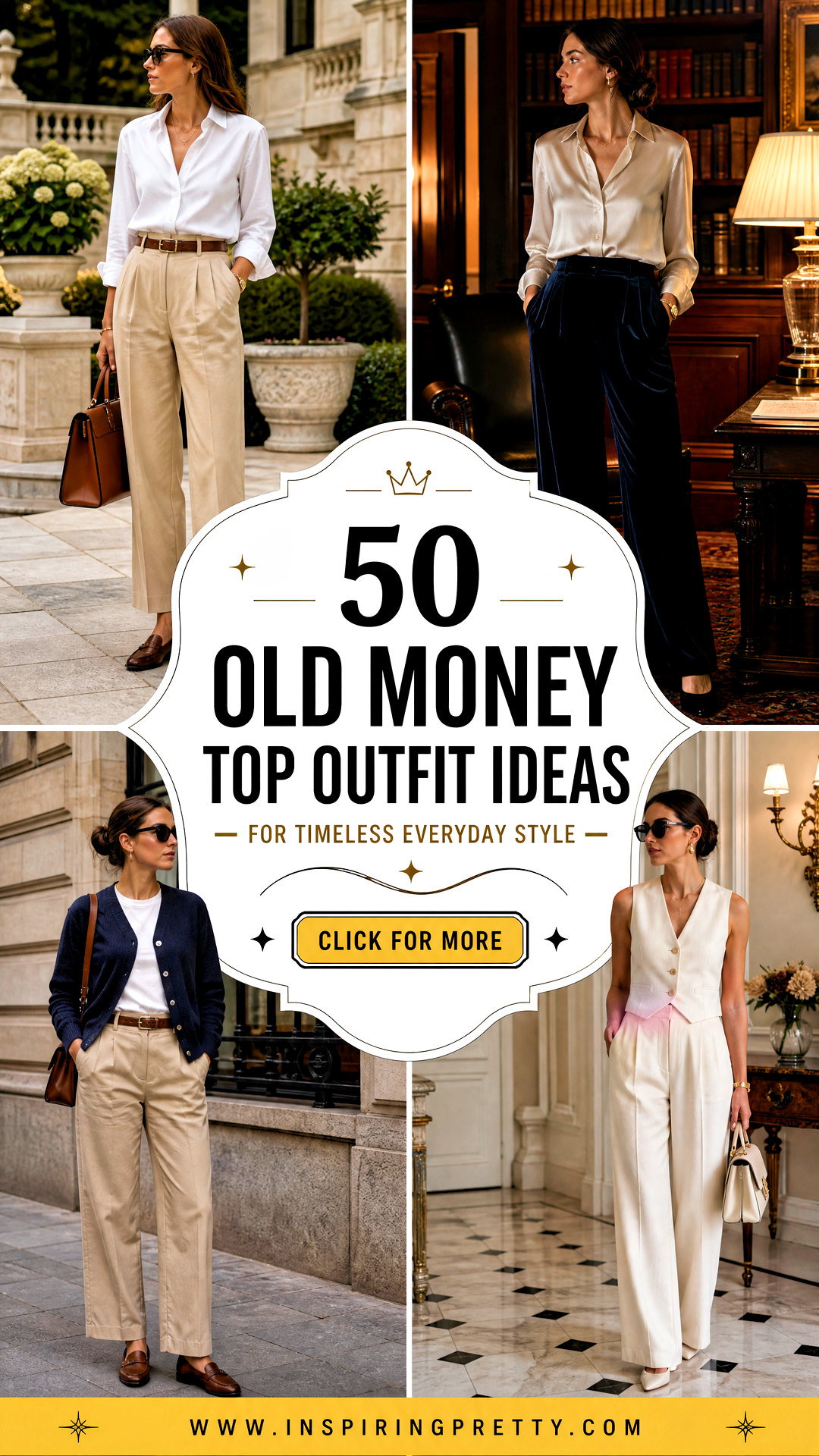 50 Old Money Top Outfit Ideas for Timeless Everyday Style - 50 Old Money Top Outfit Ideas for Timeless Everyday Style