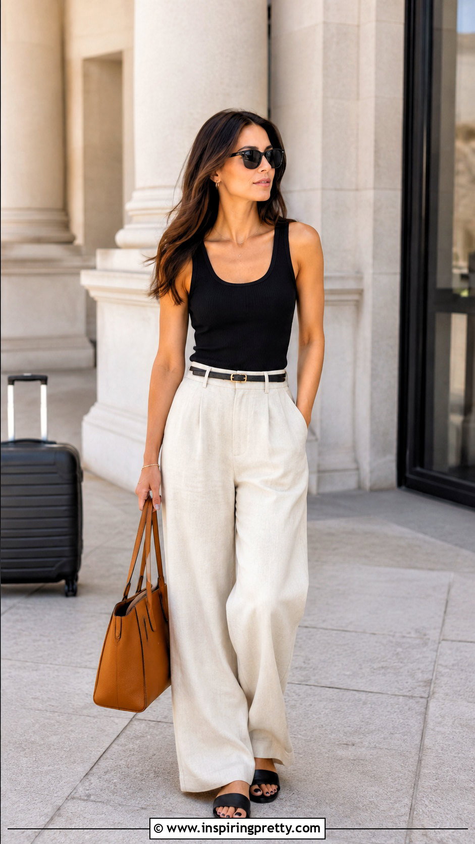 Old Navy Ribbed Tank Top With Wide Leg Pants - 25 Old Navy Summer Tops outfit ideas
