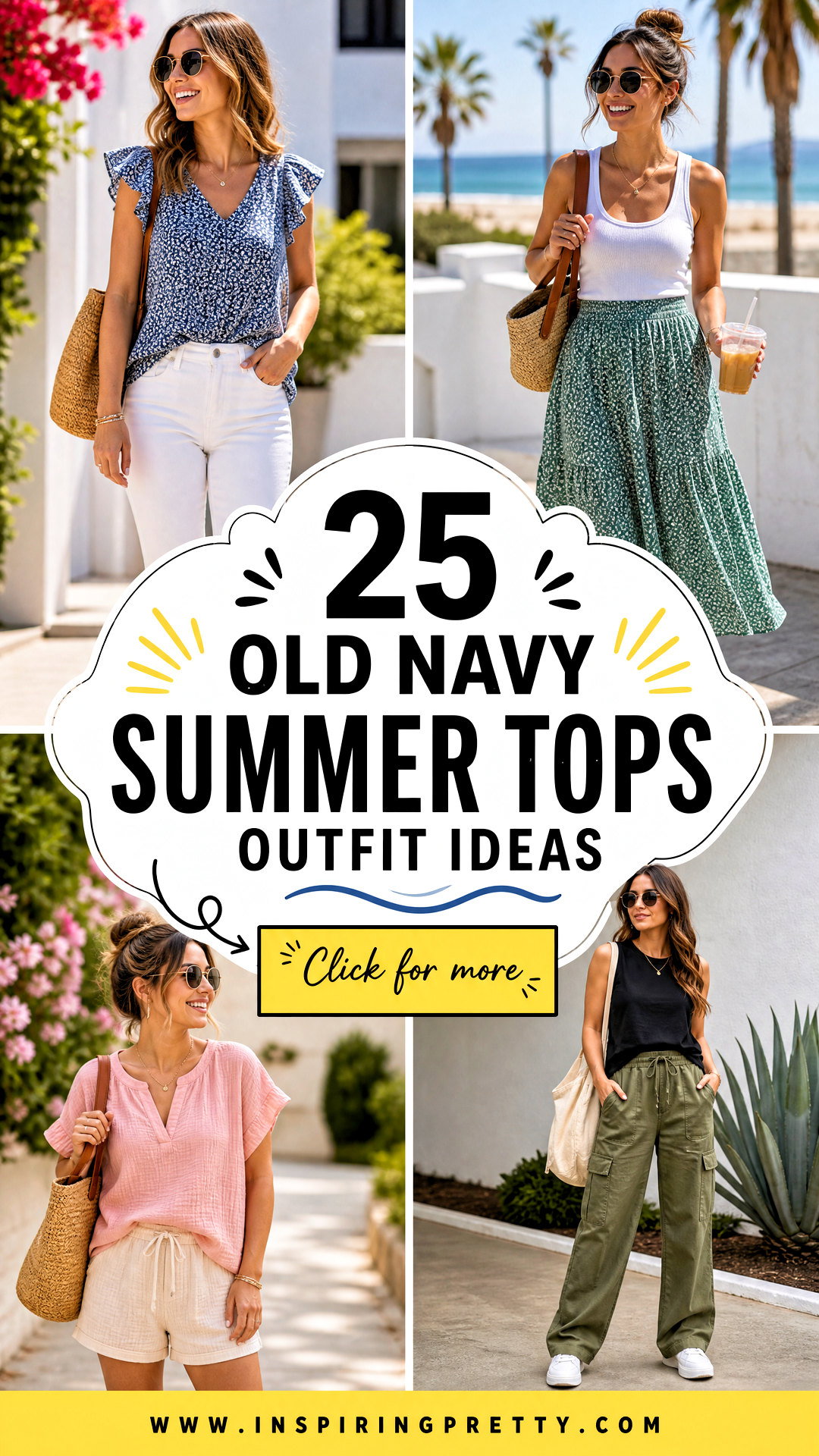 25 Old Navy Summer Tops Outfit Ideas for Easy Warm Days - 25 Old Navy Summer Tops Outfit Ideas for Easy Warm Days