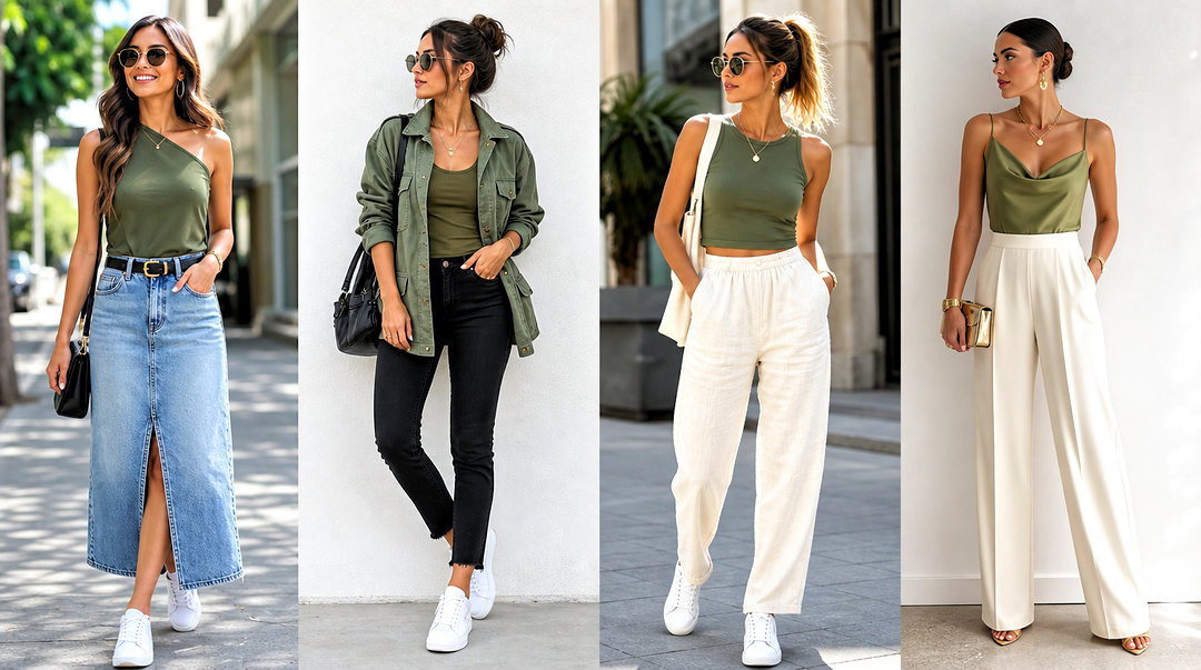 50 Olive Green Top Outfit Ideas for Effortless Chic Style