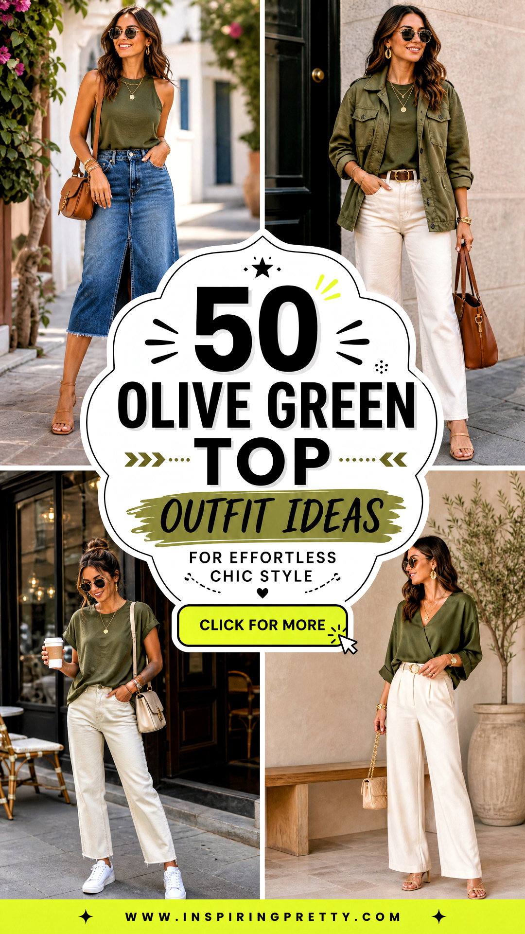 50 Olive Green Top Outfit Ideas for Effortless Chic Style - 50 Olive Green Top Outfit Ideas for Effortless Chic Style