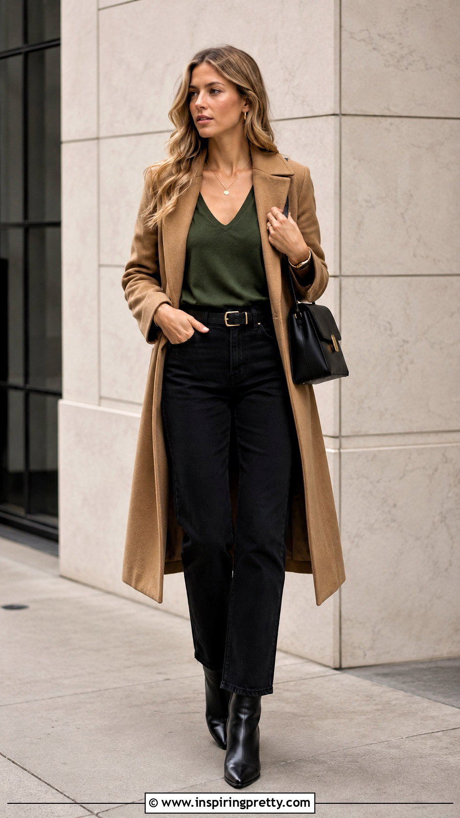 Olive Green Top With Black Jeans - 50 olive green top outfit ideas