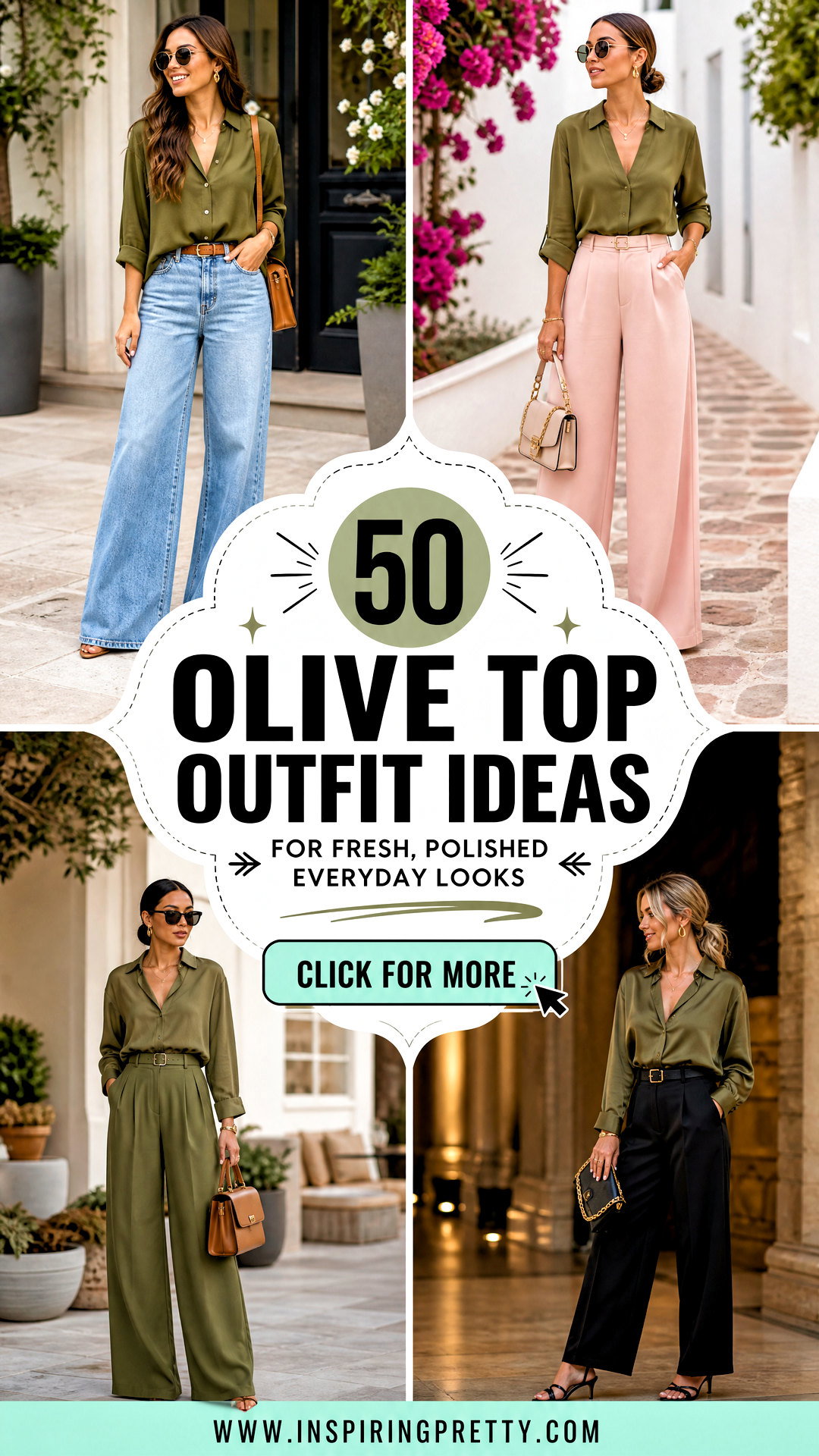 50 Olive Top Outfit Ideas for Fresh Polished Everyday Looks - 50 Olive Top Outfit Ideas for Fresh, Polished Everyday Looks