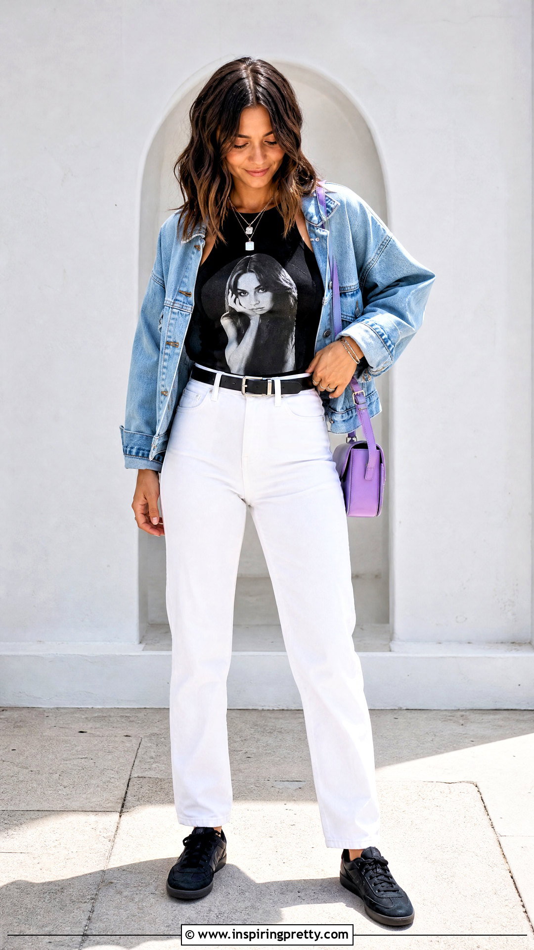 Olivia Rodrigo Black Tank Top With White Jeans - 20 Black Tank Top With Olivia Rodrigo Design outfit ideas
