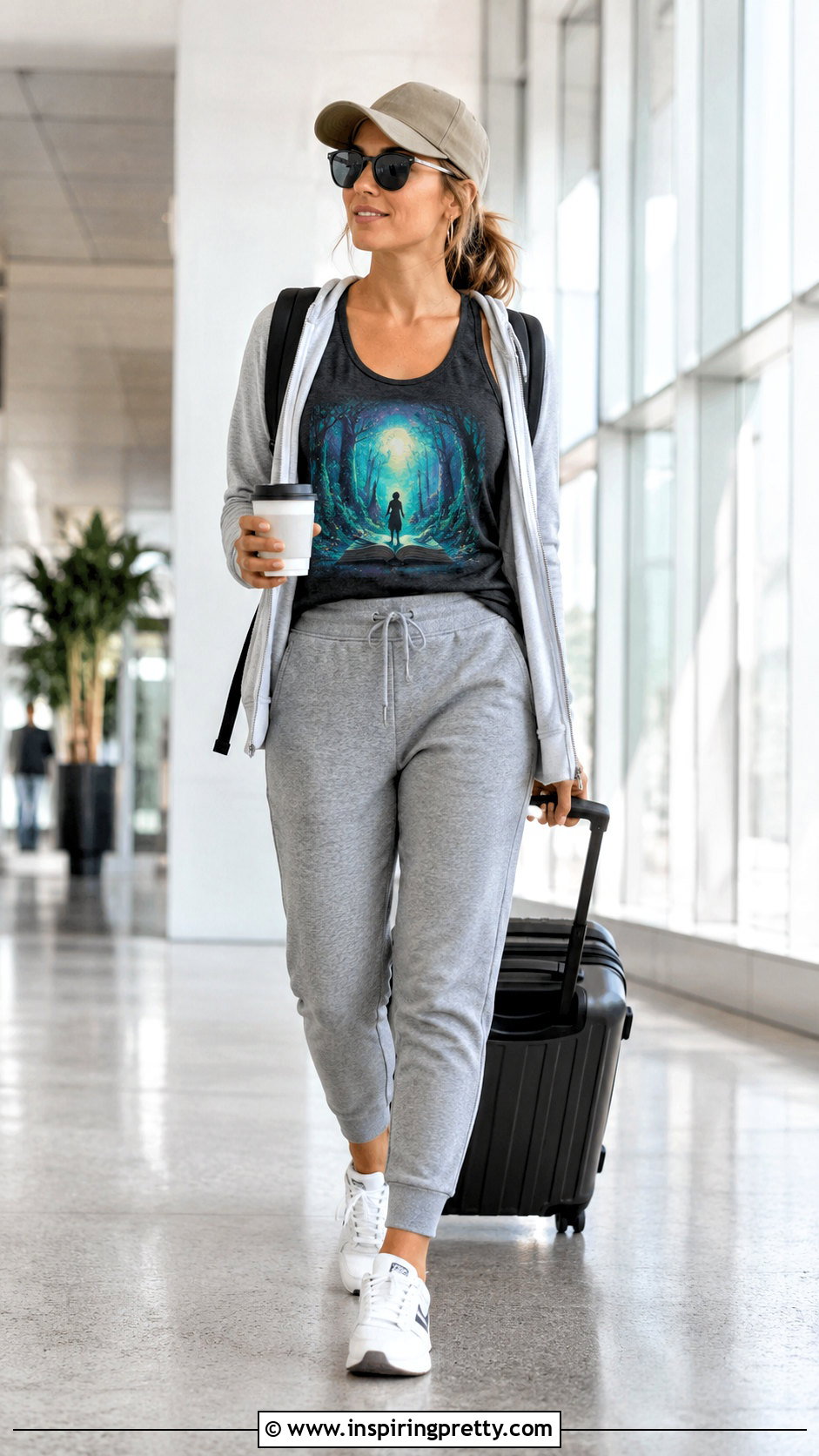 Once Upon A Time Tank Top With Joggers And Retro Sneakers - 20 once upon a time tank top outfit ideas