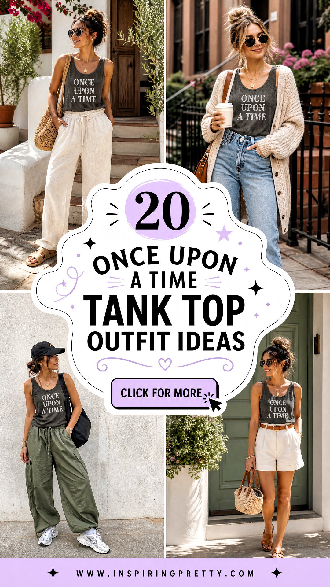 20 Once Upon a Time Tank Top Outfit Ideas for Nostalgic Looks - 20 Once Upon a Time Tank Top Outfit Ideas for Nostalgic Looks