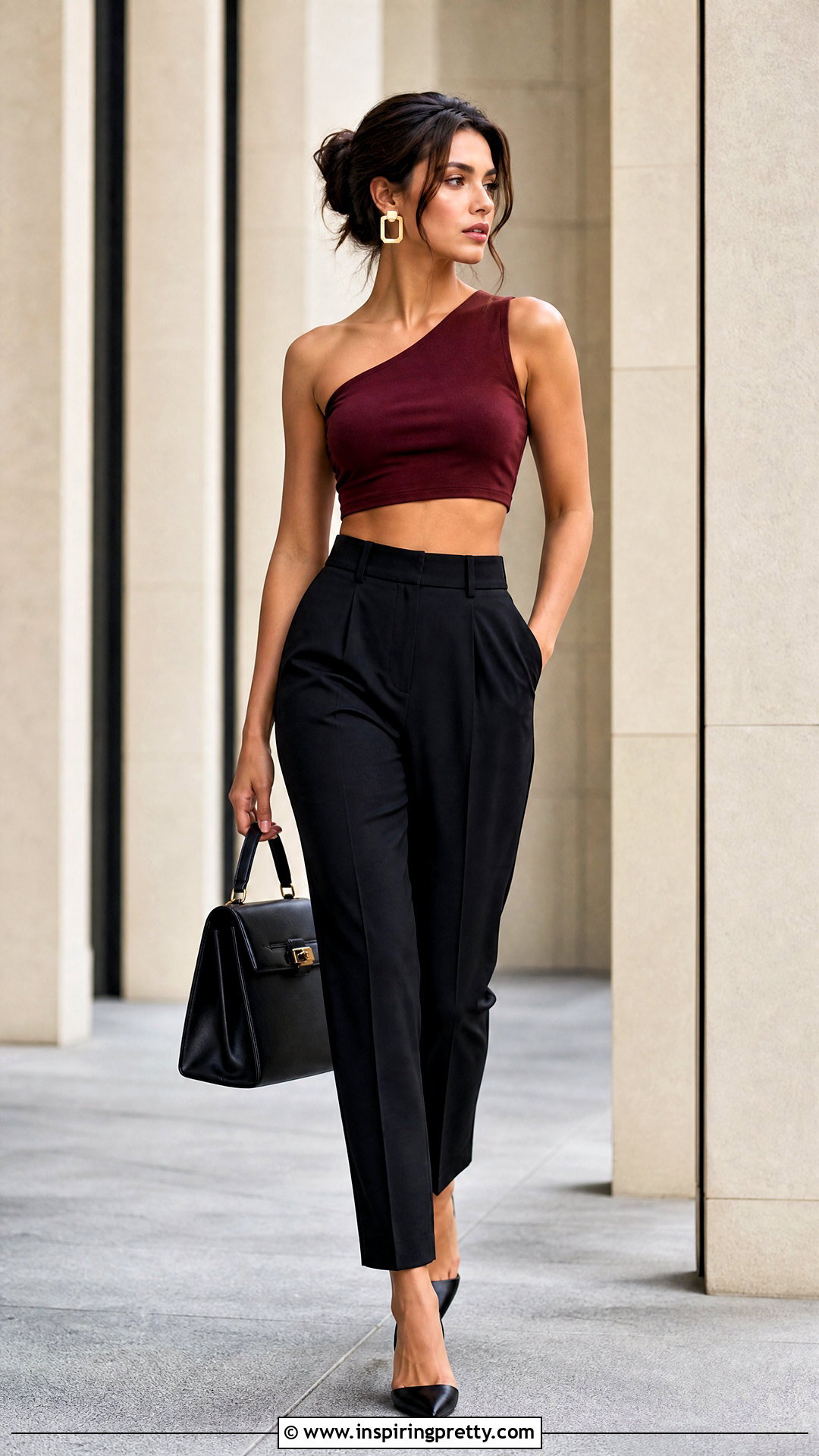 One Shoulder Crop Top - how to make cute crop tops diy (20 ways)