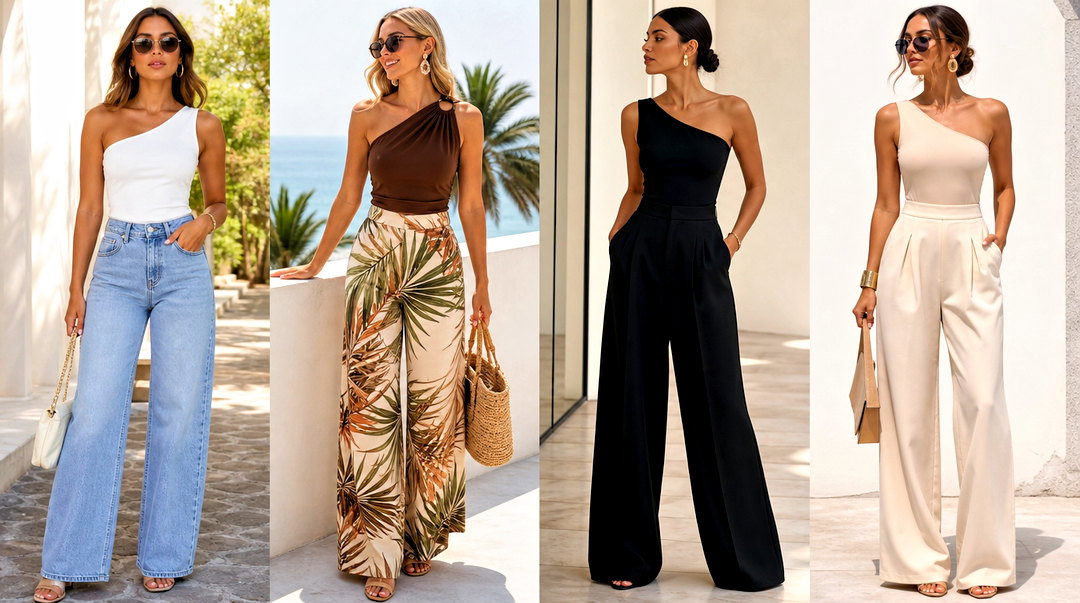 50 One Shoulder Top Outfit Ideas for Sleek Evening Style