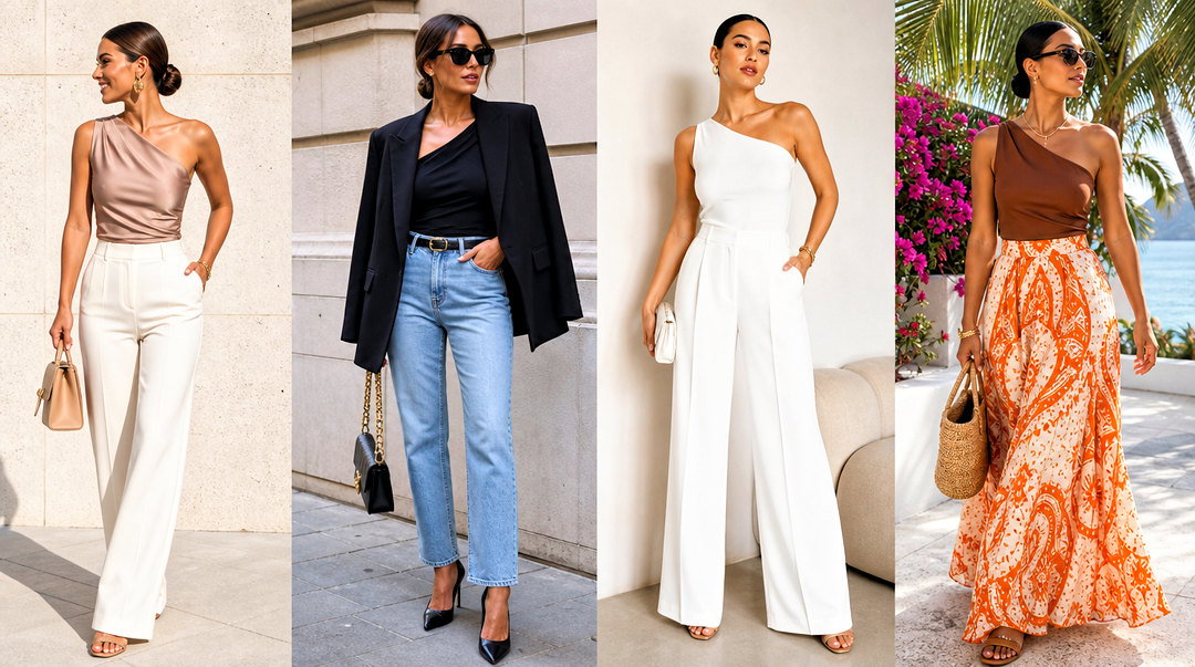 50 One Side Off Shoulder Top Outfit Ideas for Chic Events