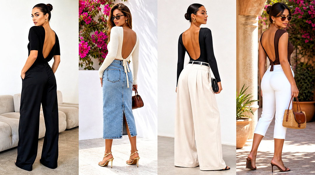 50 Open Back Top Outfit Ideas for Date Nights and Parties